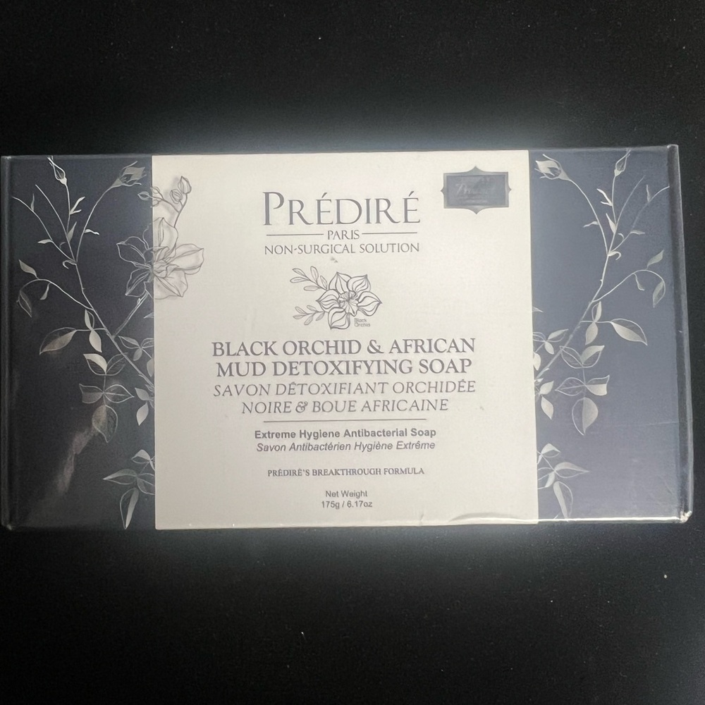 Prédiré Black Orchid & African Mud Detoxifying Soap - Black
